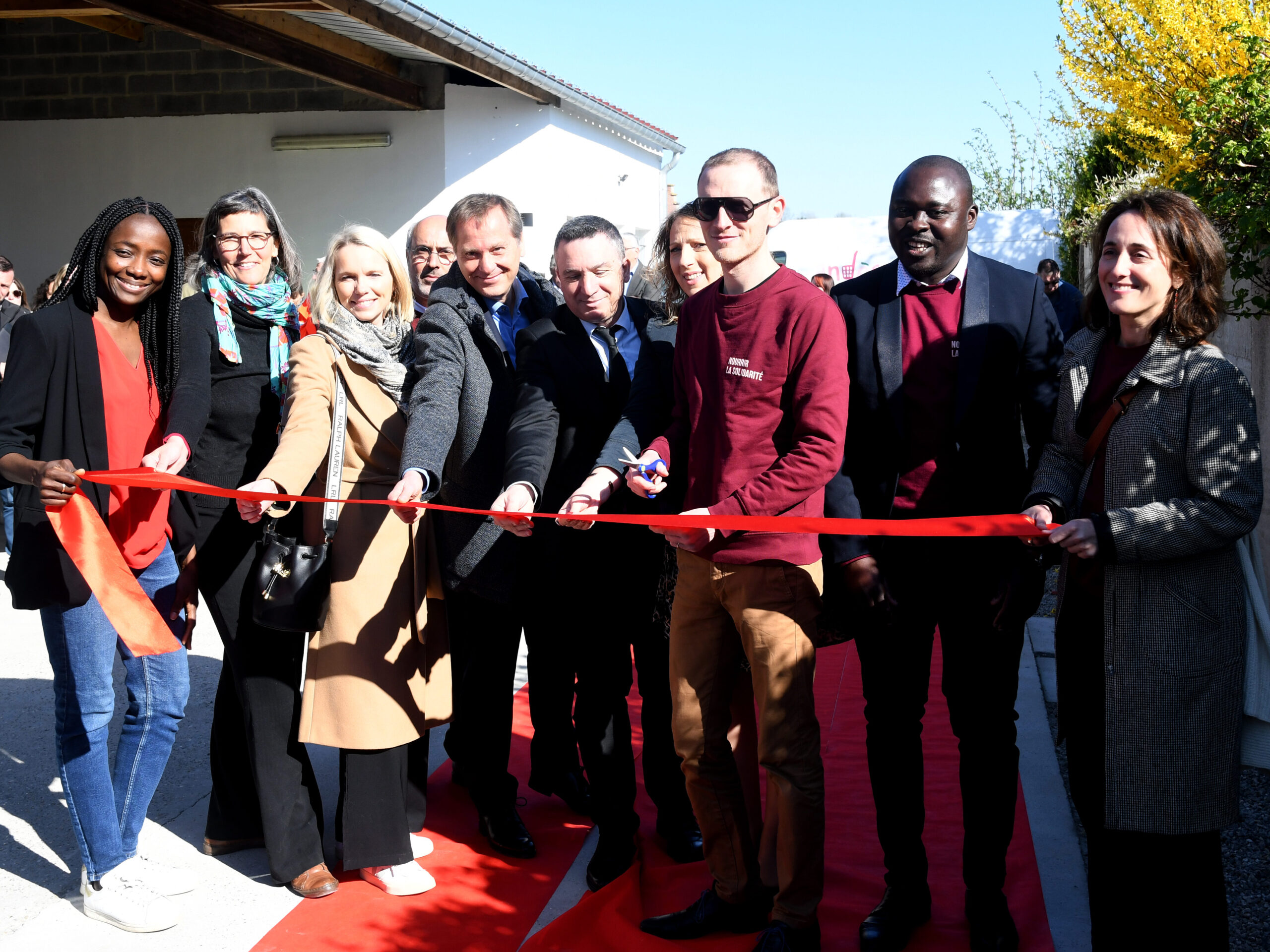 Inauguration du chantier d'insertion de Frévent, le 6ème du réseau Andès !