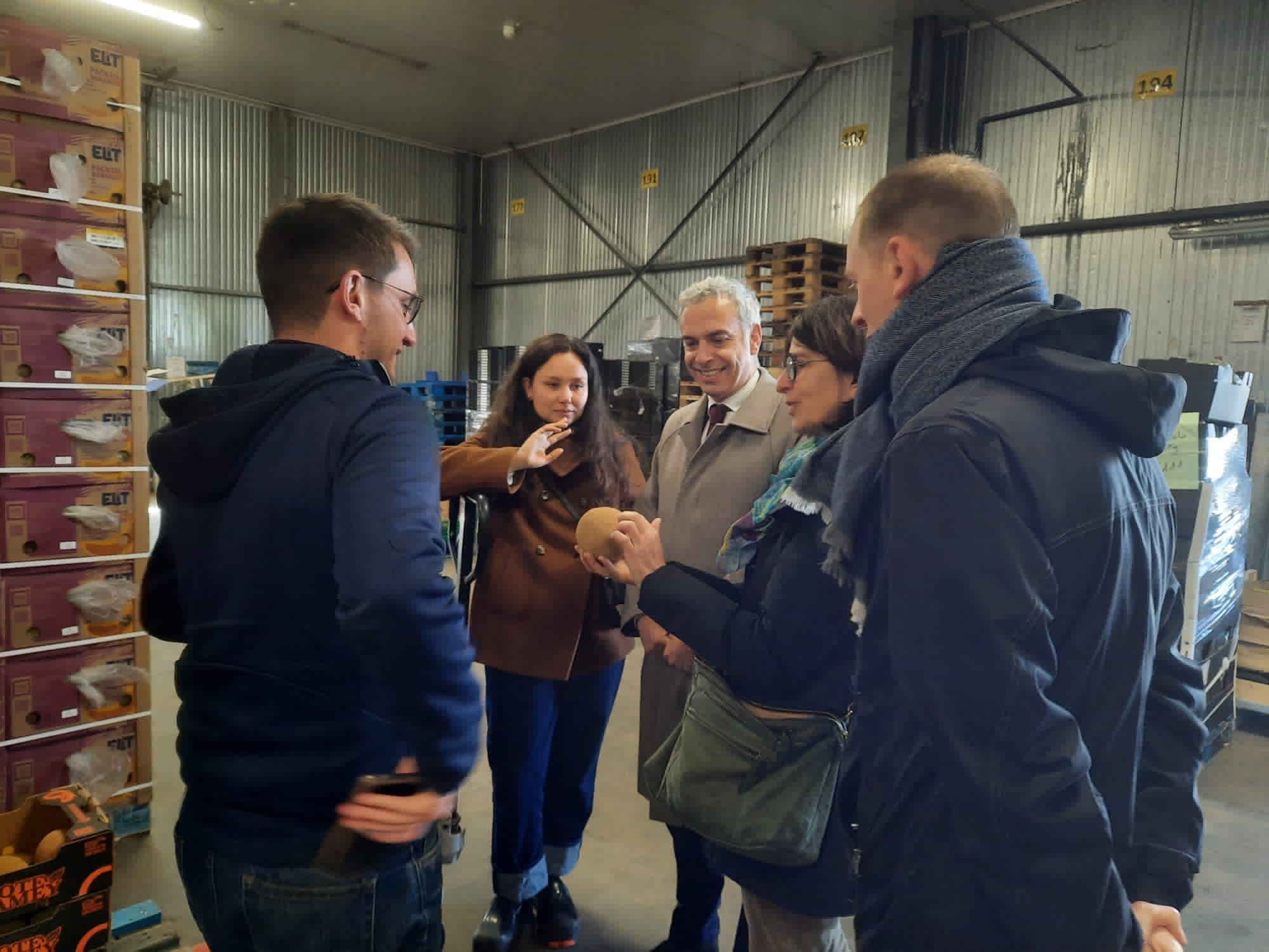 Visite de la DGCS au chantier d'insertion de Rungis !