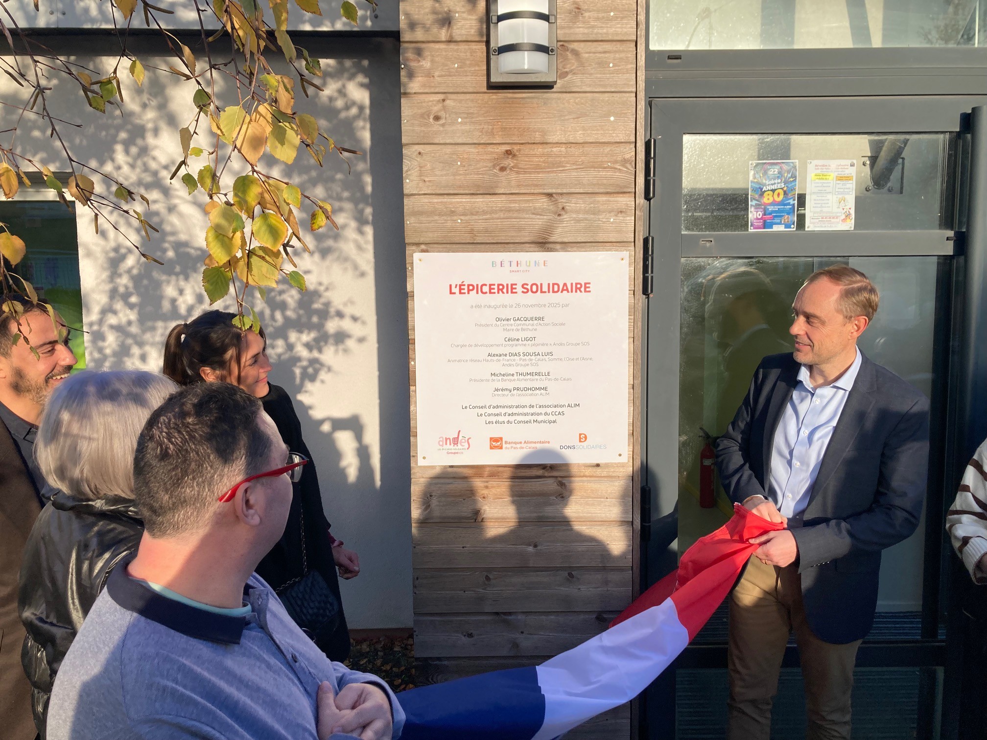 Inauguration d’une nouvelle épicerie solidaire à Béthune